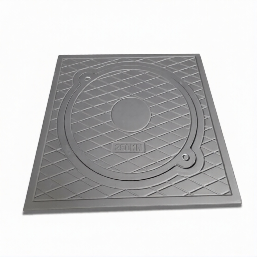 Nắp hố ga Composite 900×900 khung dương